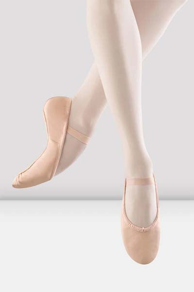 Bloch S0205L Dansoft Womens Full Sole Pink Leather Ballet Shoes